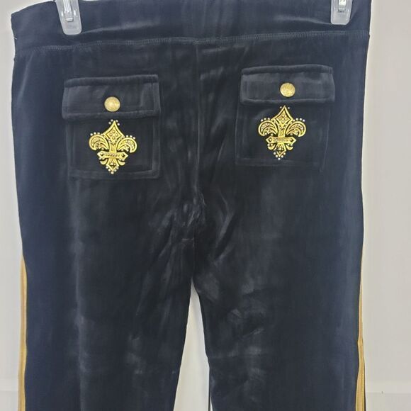 Bcbgmaxazria velour two-piece track suit, medium - Picture 6 of 15